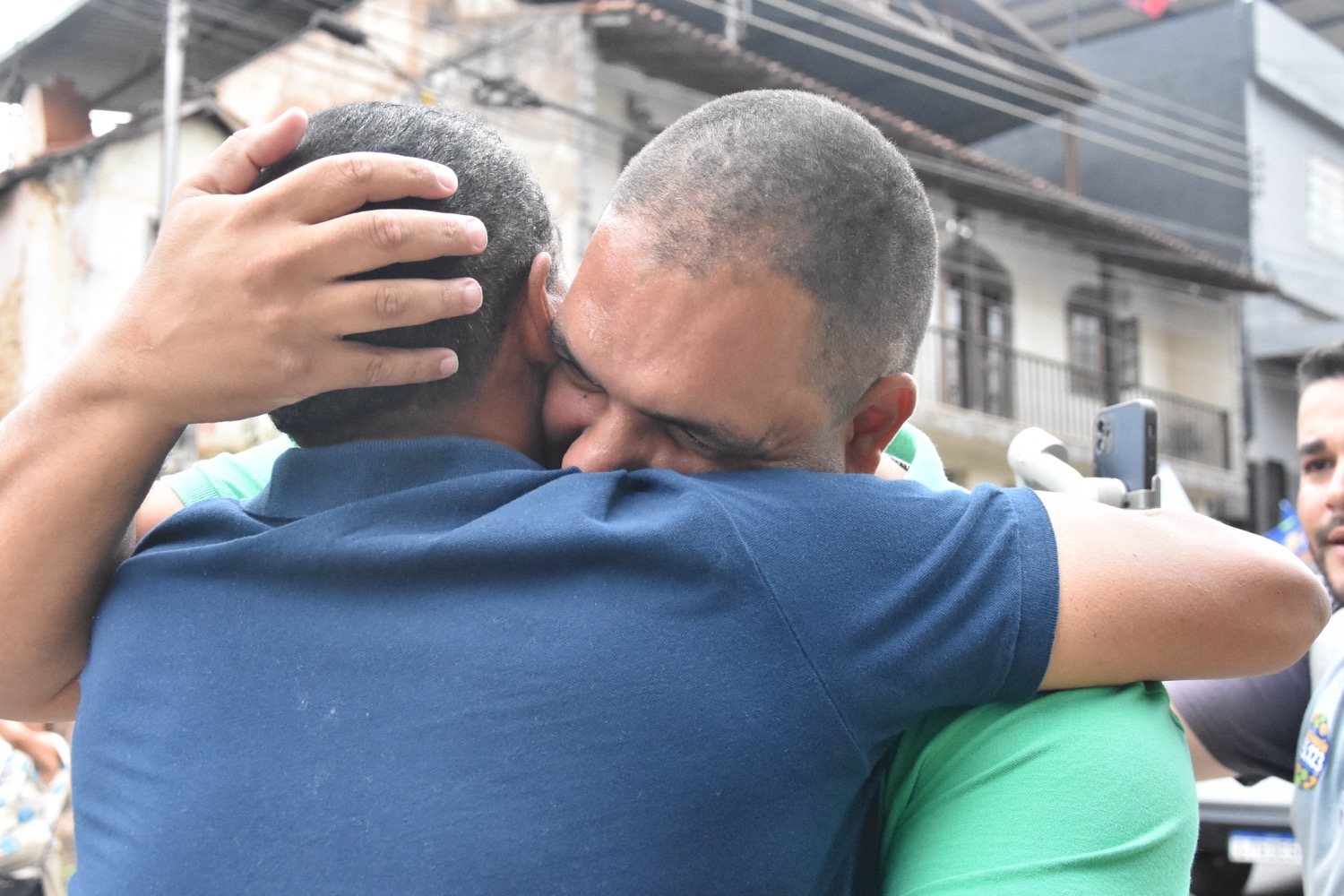 Tiago Bonecão com o pai